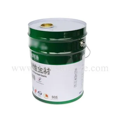 Potištěné kovové vědra