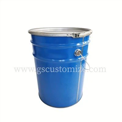 Kulaté kovové kbelíky